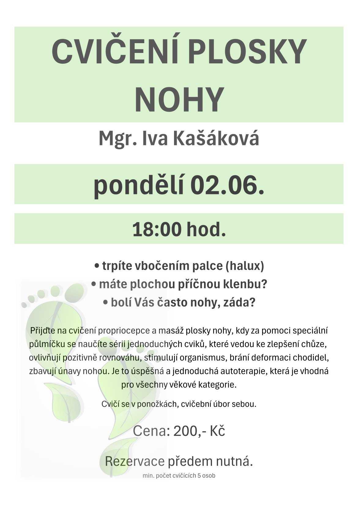 ploska nohy