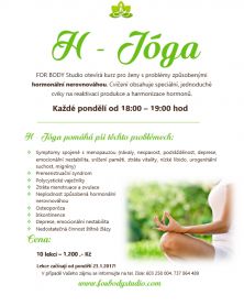 Lekce H-jógy jsou opět otevřeny
