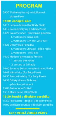 PROGRAM - Dětský den Protivín