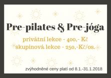 Pre-pilates & Pre - jóga