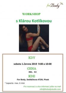 Pole Dance - Workshop s Klárou Kotlíkovou 