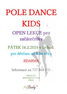 OPEN LEKCE POLE KIDS