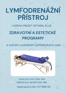 LYMFATICKÉ MASÁŽE PŘÍSTROJOVÉ - LYMFOVEN