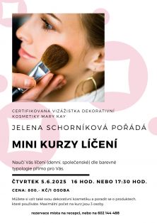 MINI KURZ LÍČENÍ s Jelenou Schorníkovou